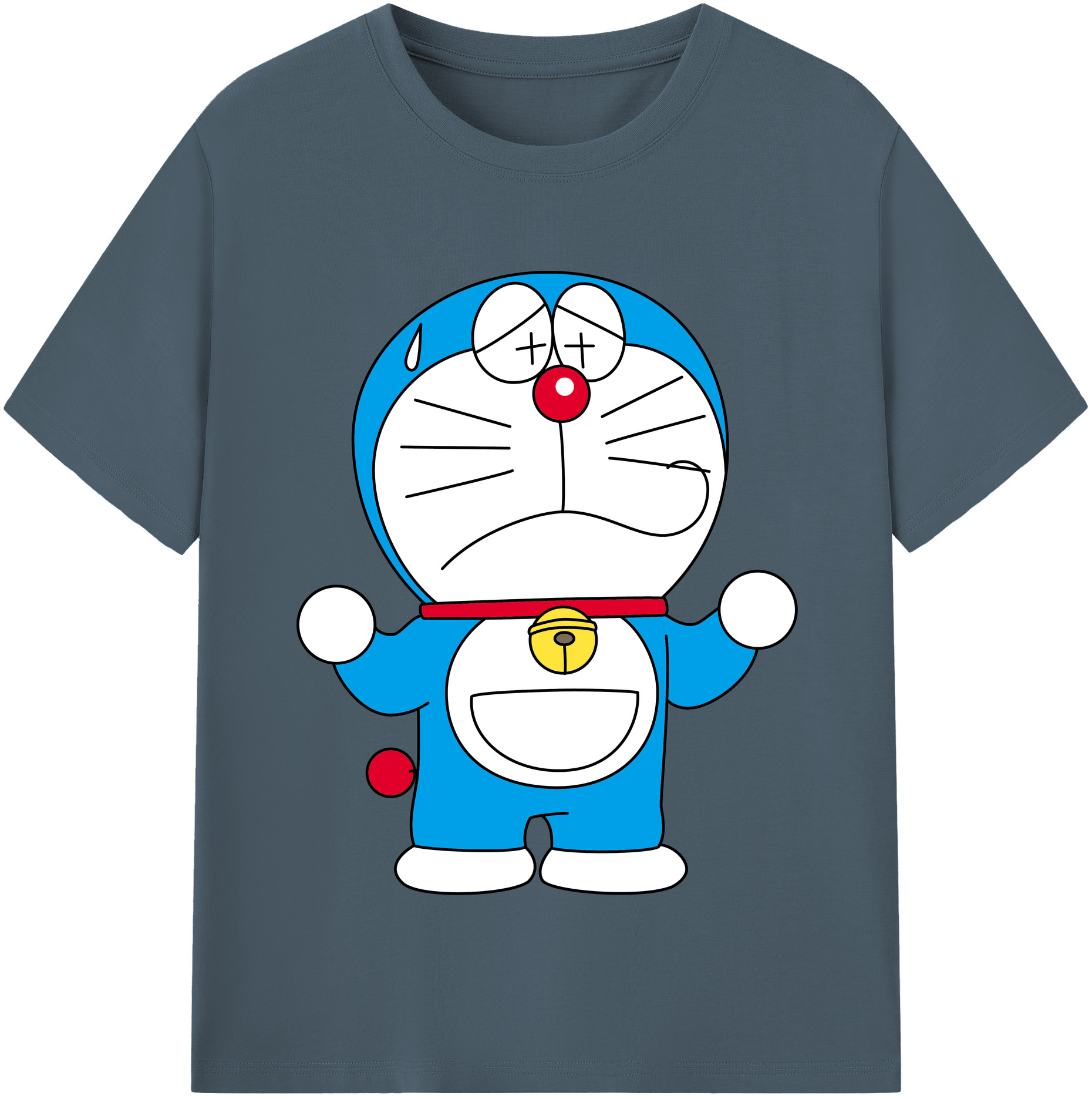 （画像用） ドラえもん Doraemon 綿100％半袖Tシャツ（フロントプリント）